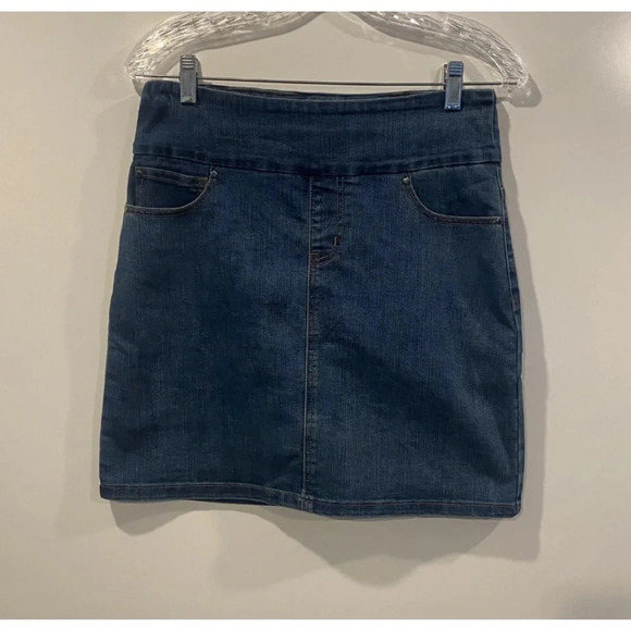 Chadwicks of Boston Denim Skirt Skort Medium Wash Women’s Size 4 (183) - Picture 1 of 4